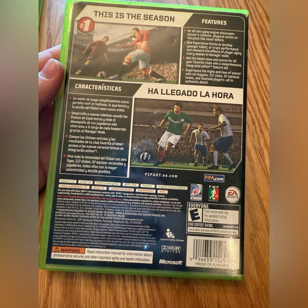 FIFA 07 Soccer Xbox 360 Game